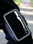 Smart phone arm pocket
